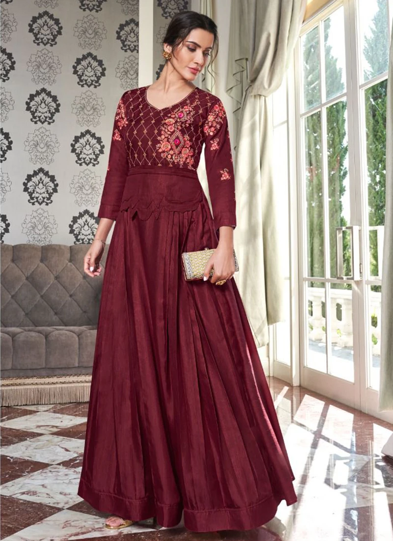 Exclusive Kaseesh Muslin Silk Hand-Work Gown | Wholesale Collection | Perfect for Weddings & Special Occasions